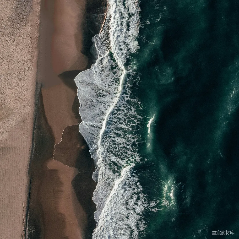 高清摄影 海岸线 鸟瞰图 自然风光 海洋 风景 海岸线的鸟瞰图
