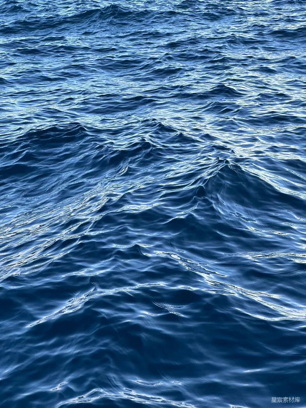 高清摄影 海面 波纹 自然 平静 海洋 深邃蓝海波纹