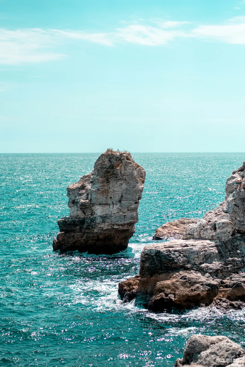 高清摄影 海岸线 自然景观 夏日美景 海景 沙滩 海岸奇石与碧海蓝天