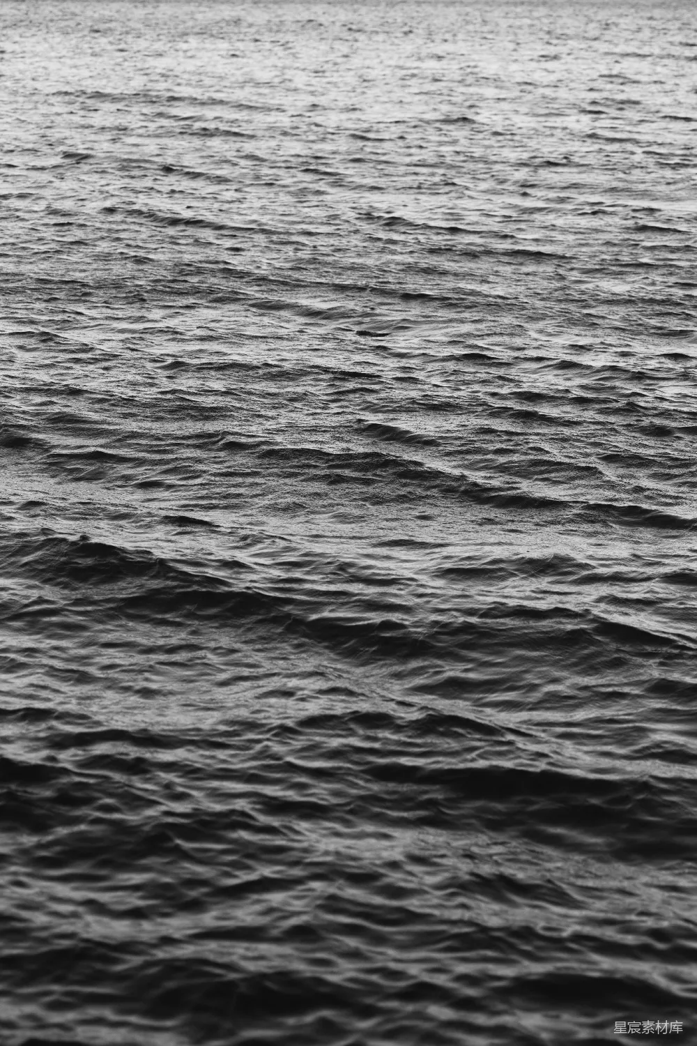 高清摄影 海面 波浪 黑白 自然 宁静 波涛汹涌的海面