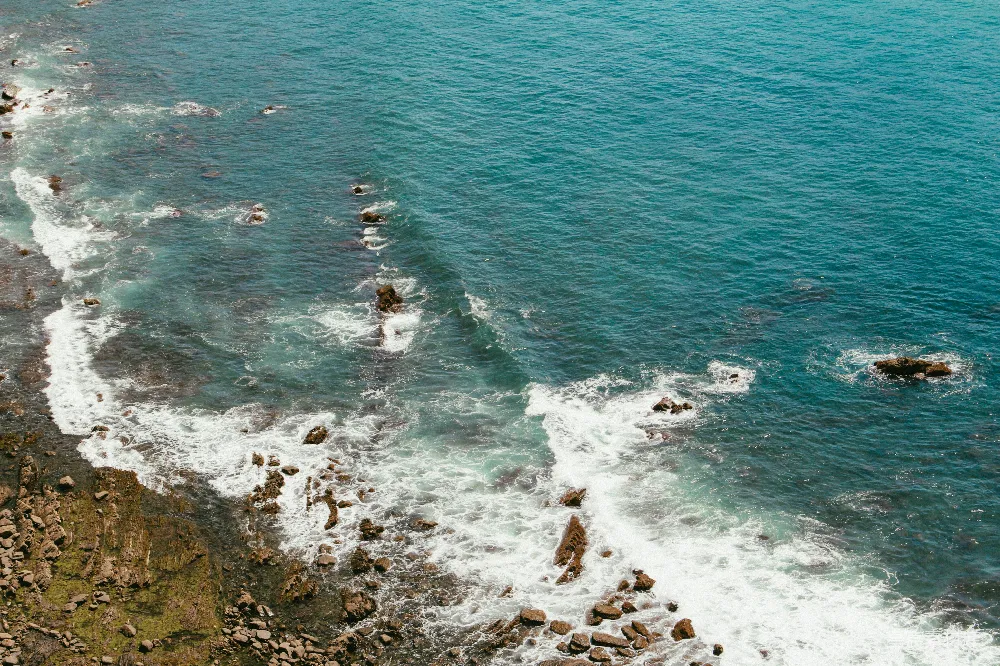 高清摄影 海岸 波浪 自然 风景 户外 海岸线上的波浪