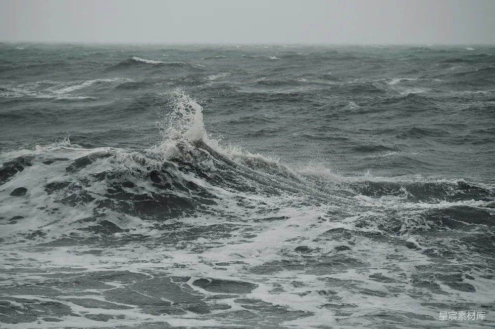 高清摄影 海洋 风暴 自然力量 动态场景 恶劣天气 狂风巨浪