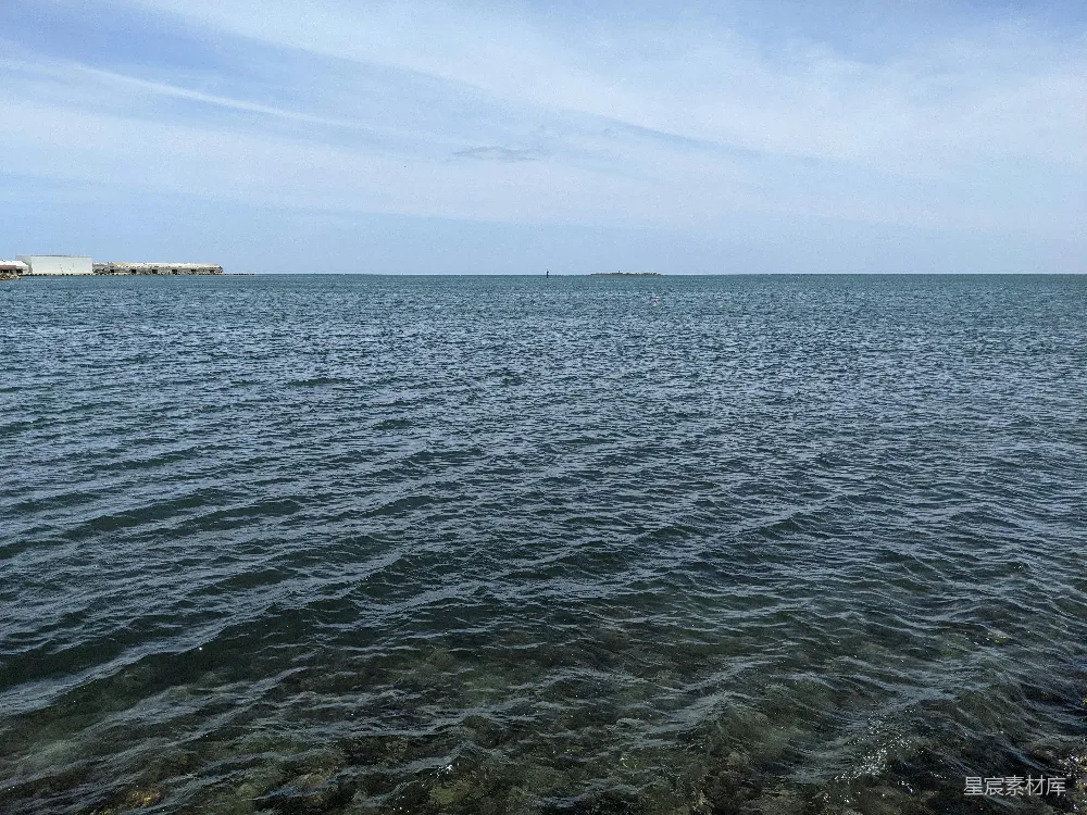高清摄影 海洋 宁静 自然 风景 海平线 广阔海景下的宁静时刻