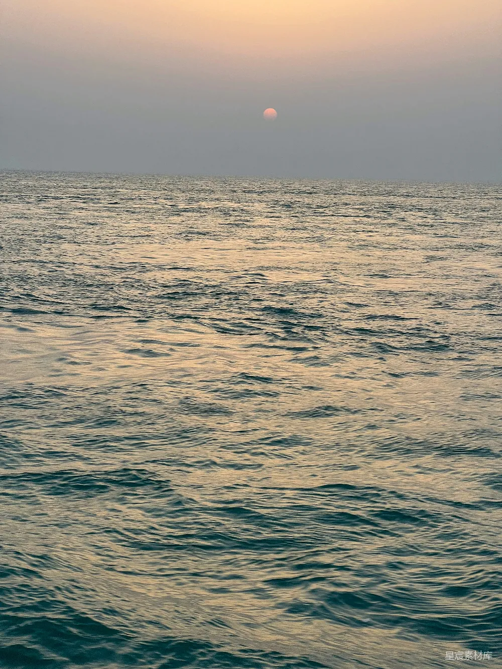 高清摄影 日落 海景 宁静 自然 旅行 夕阳海平线