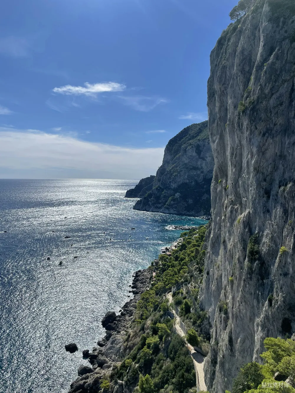 高清摄影 海岸线 意大利 自然风光 夏日美景 户外旅行 意大利海岸线