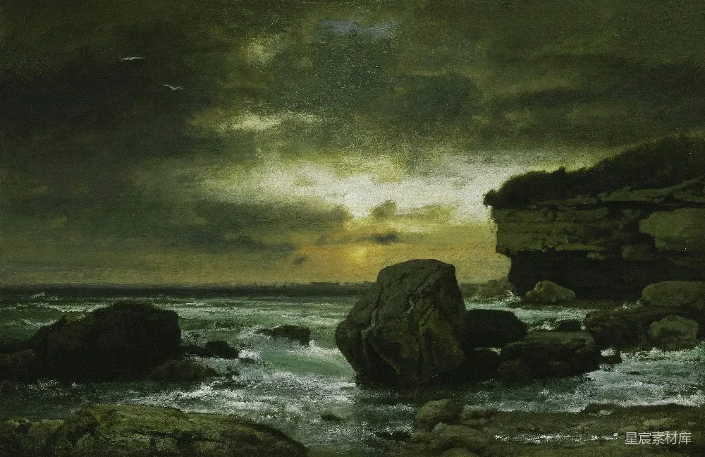 高清摄影 海景 黄昏 岩石 自然 风景画 黄昏海景