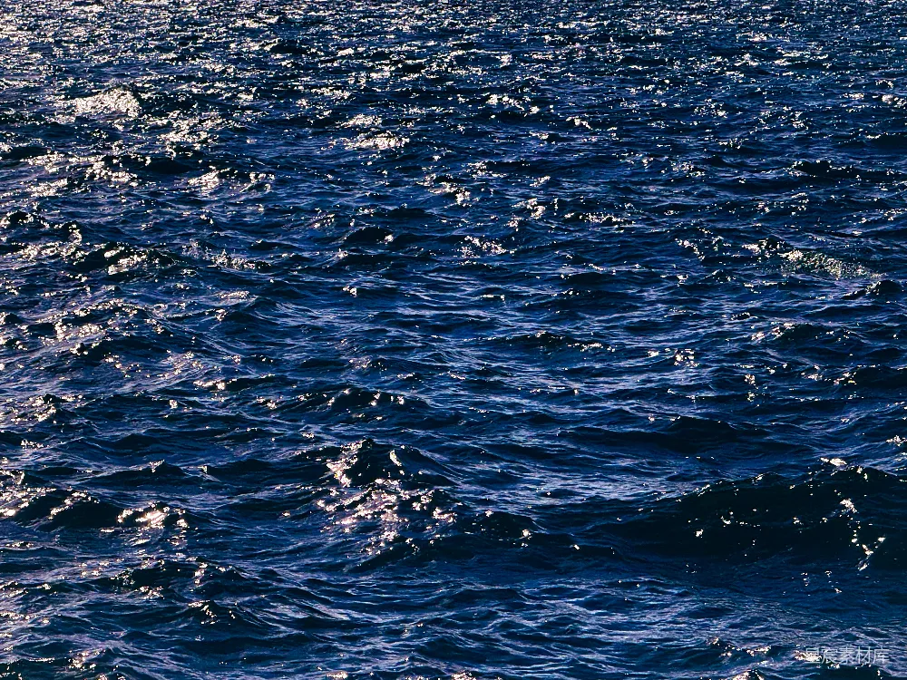 高清摄影 海洋 波浪 自然 水 宁静 波光粼粼的海面