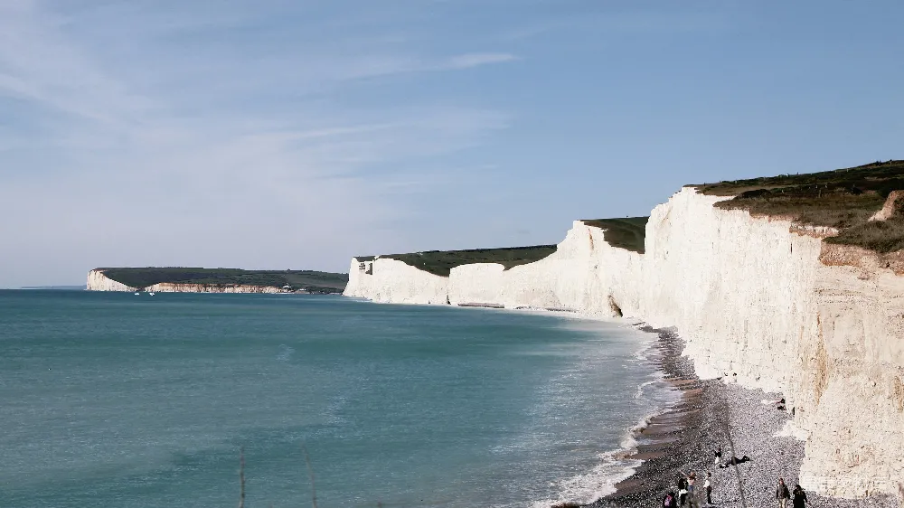 高清摄影 自然景观 海岸线 旅游目的地 英国 户外 七姐妹白垩悬崖