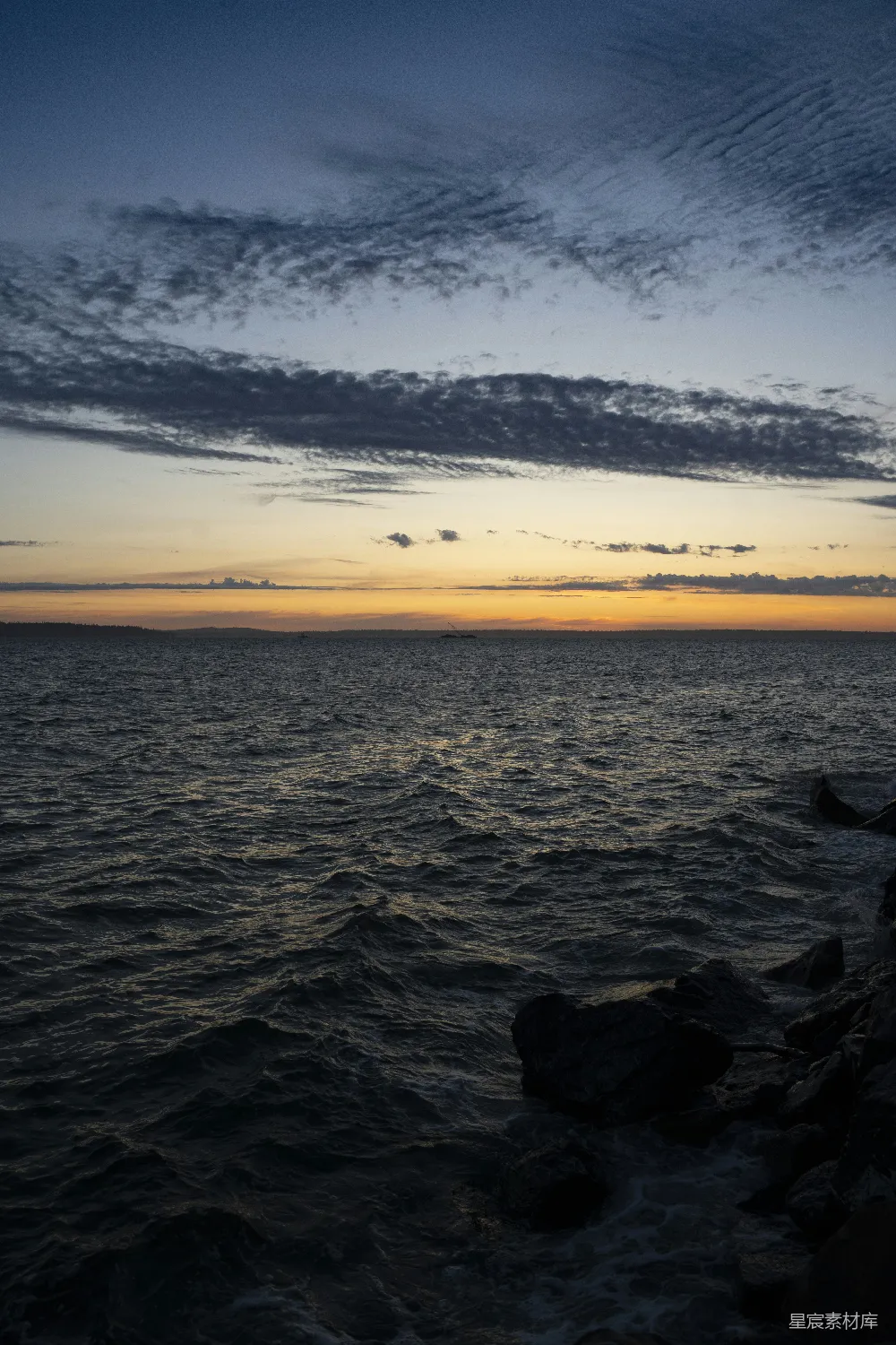 高清摄影 日落 海洋 自然风光 宁静 摄影 日落海景