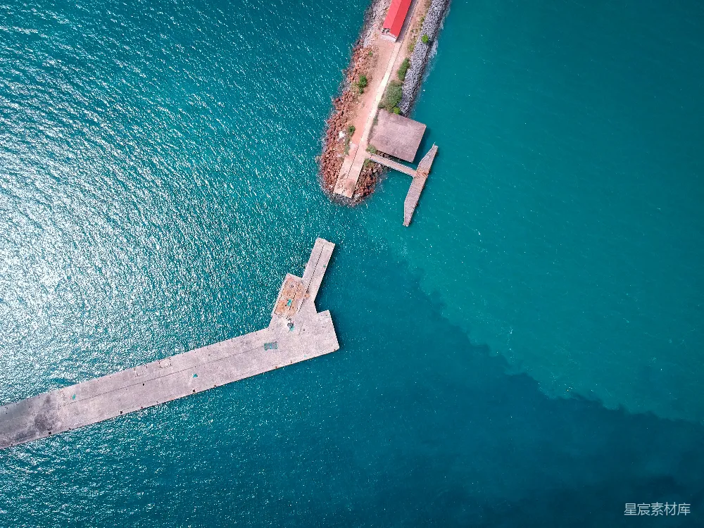 高清摄影 航拍 码头 海洋 建筑 风景 海港鸟瞰图