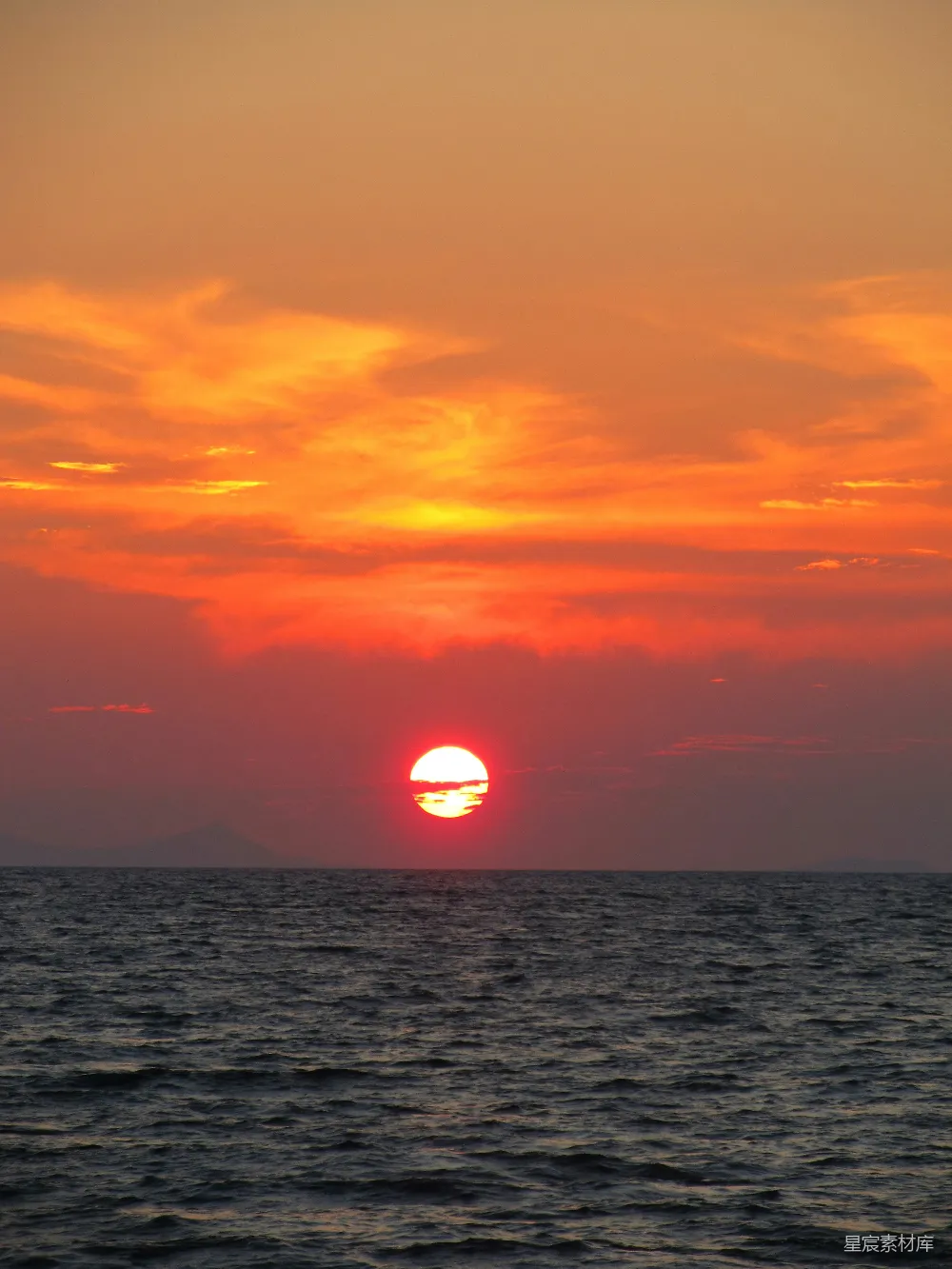 高清摄影 日落 海洋 自然风光 宁静 自然 海平面上的日落
