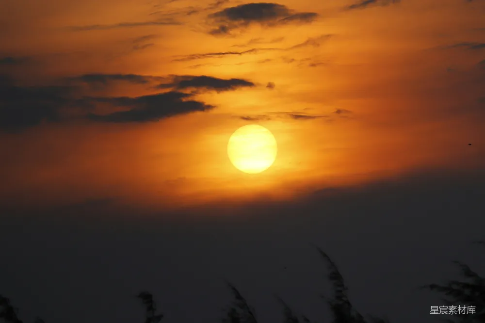 高清摄影 夕阳 日落 自然风光 宁静 美丽 夕阳西下