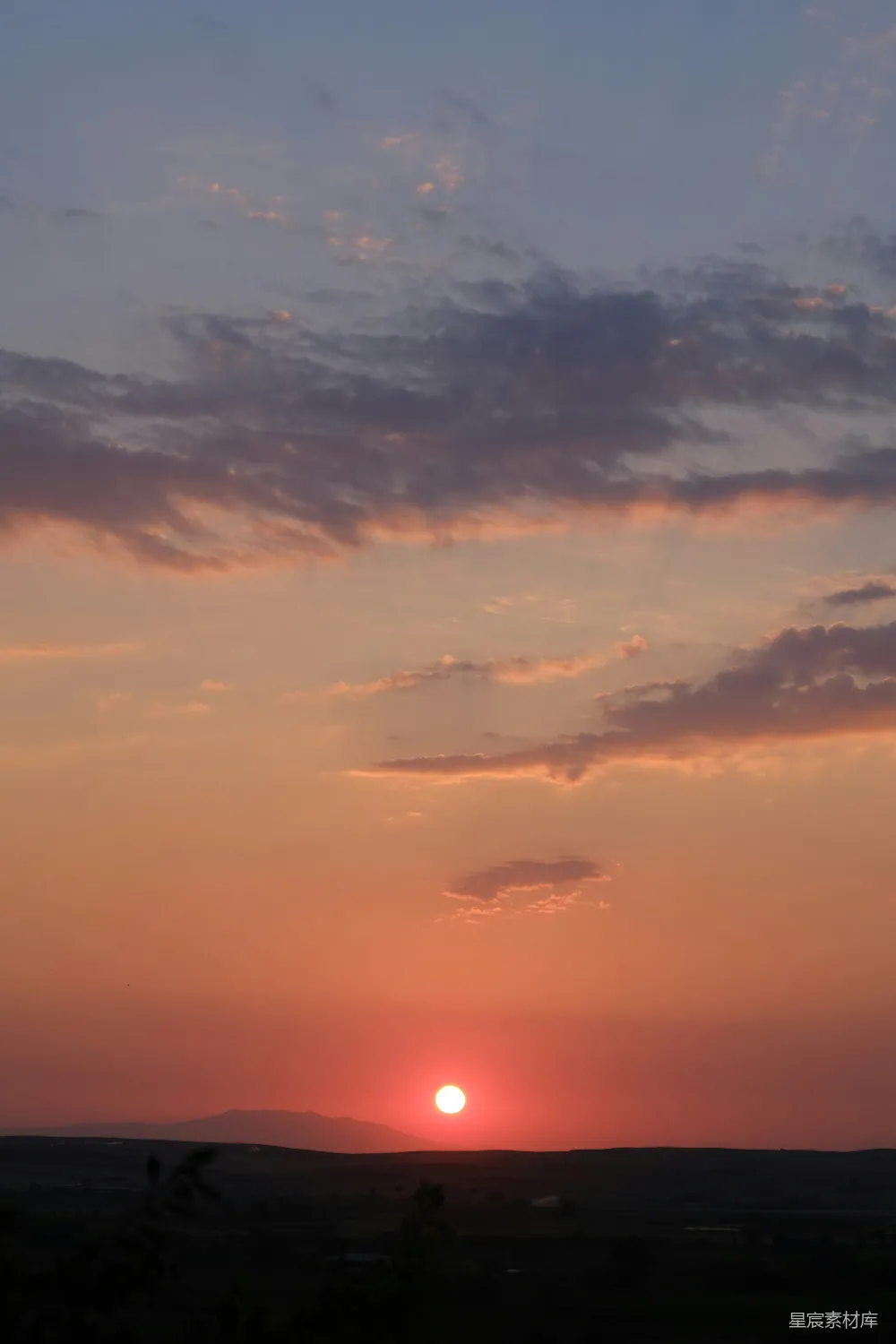 高清摄影 日落 自然风光 宁静 风景 天空 夕阳下的宁静风景