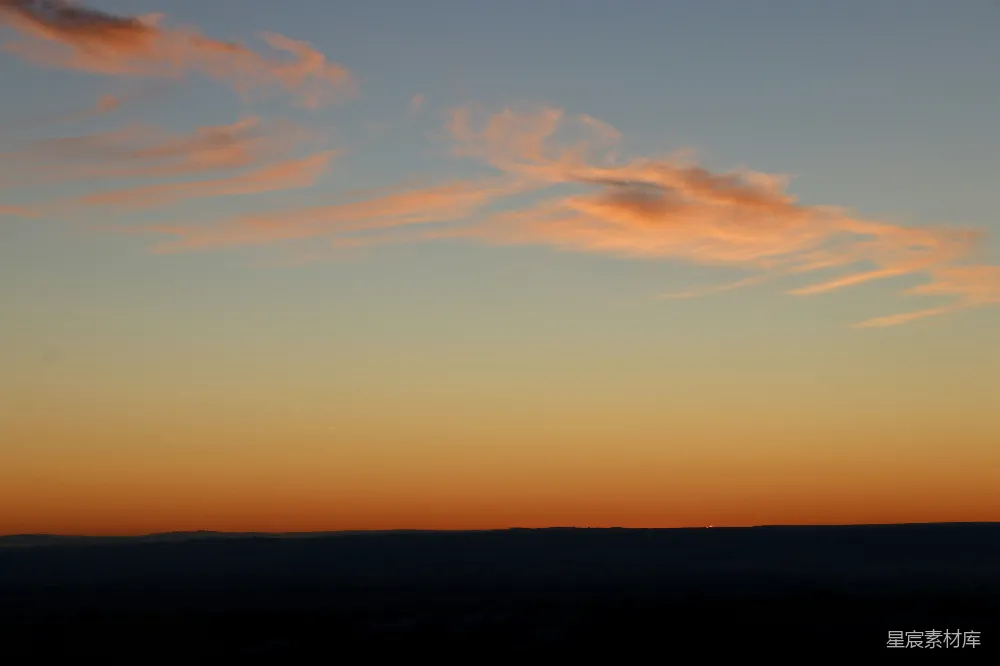 高清摄影 日落 天空 宁静 自然 夕阳 日落时分的天空
