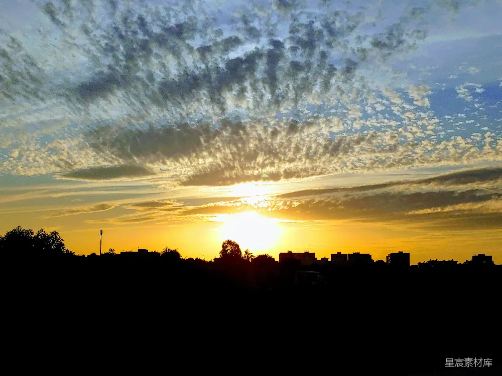 高清摄影 日落 城市 剪影 自然风光 城市风景 城市日落剪影