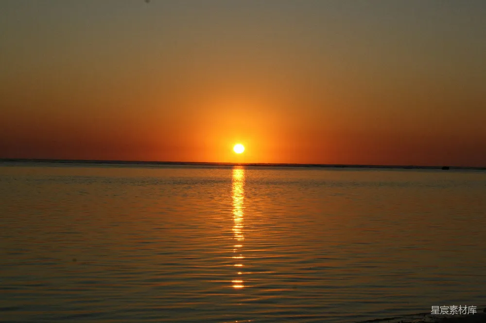 高清摄影 日落 宁静 海景 自然风光 夕阳 夕阳下的宁静海景