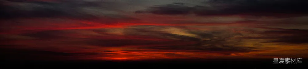 高清摄影 天空 日落 自然 宁静 美景 夕阳下的天空