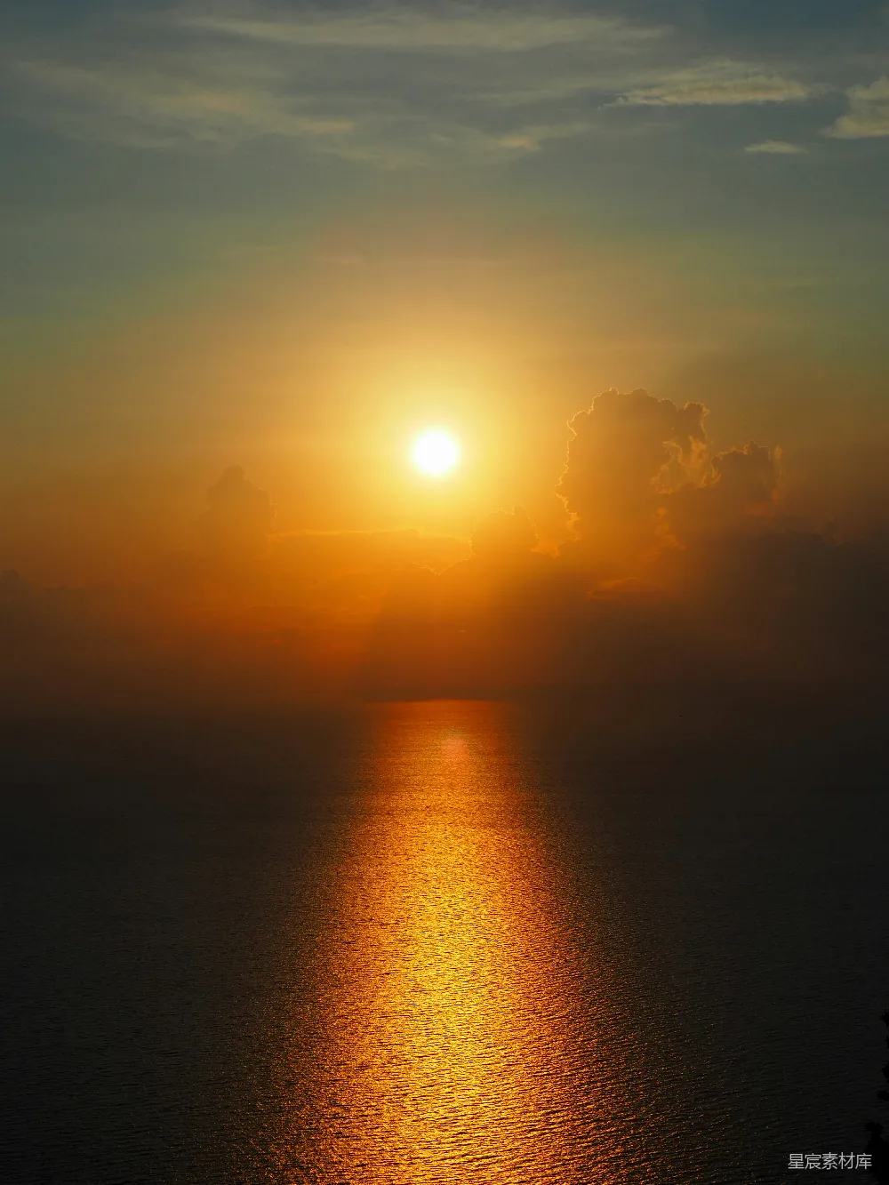 高清摄影 夕阳 海景 自然 宁静 日落 夕阳海景