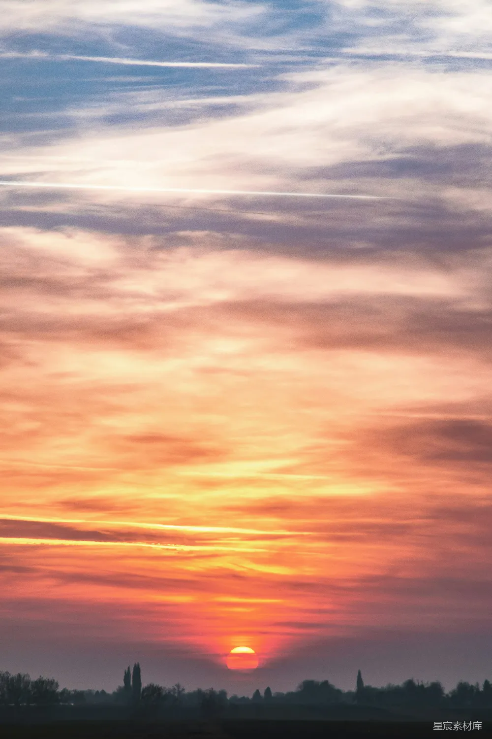 高清摄影 日落 天空 自然 宁静 风景 夕阳西下