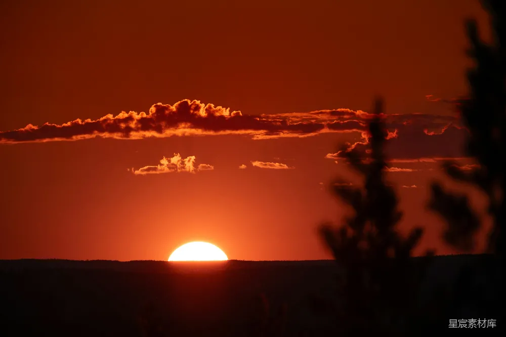 高清摄影 夕阳 自然风光 宁静 风景 日落 夕阳西下