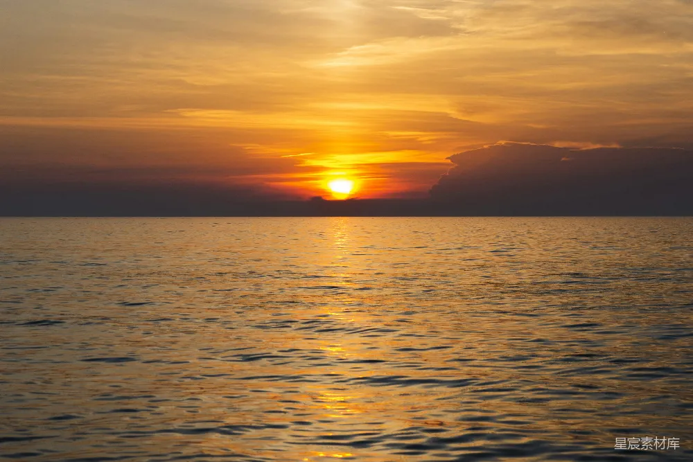 高清摄影 夕阳 海景 宁静 自然风光 日落 夕阳海景