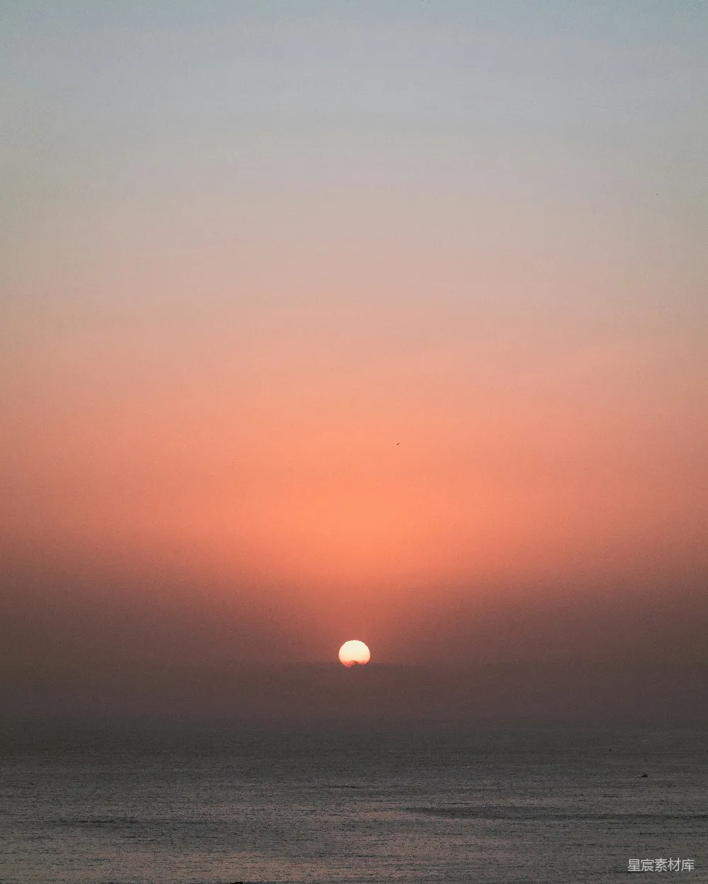 高清摄影 日落 海景 宁静 自然美景 平静 日落海平线