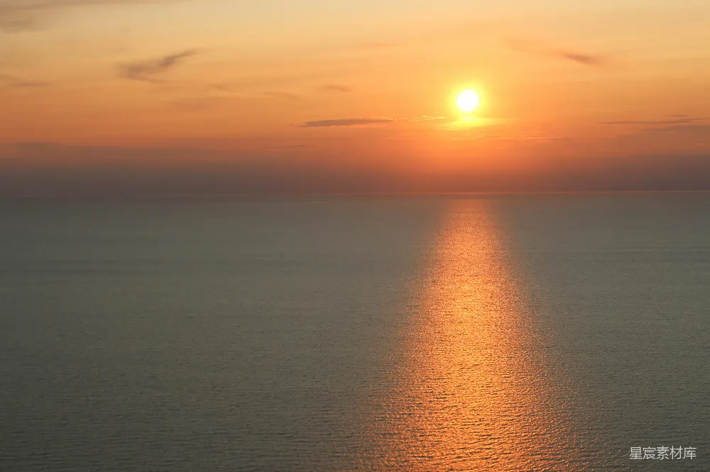 高清摄影 夕阳 海景 宁静 自然 风景 夕阳海景