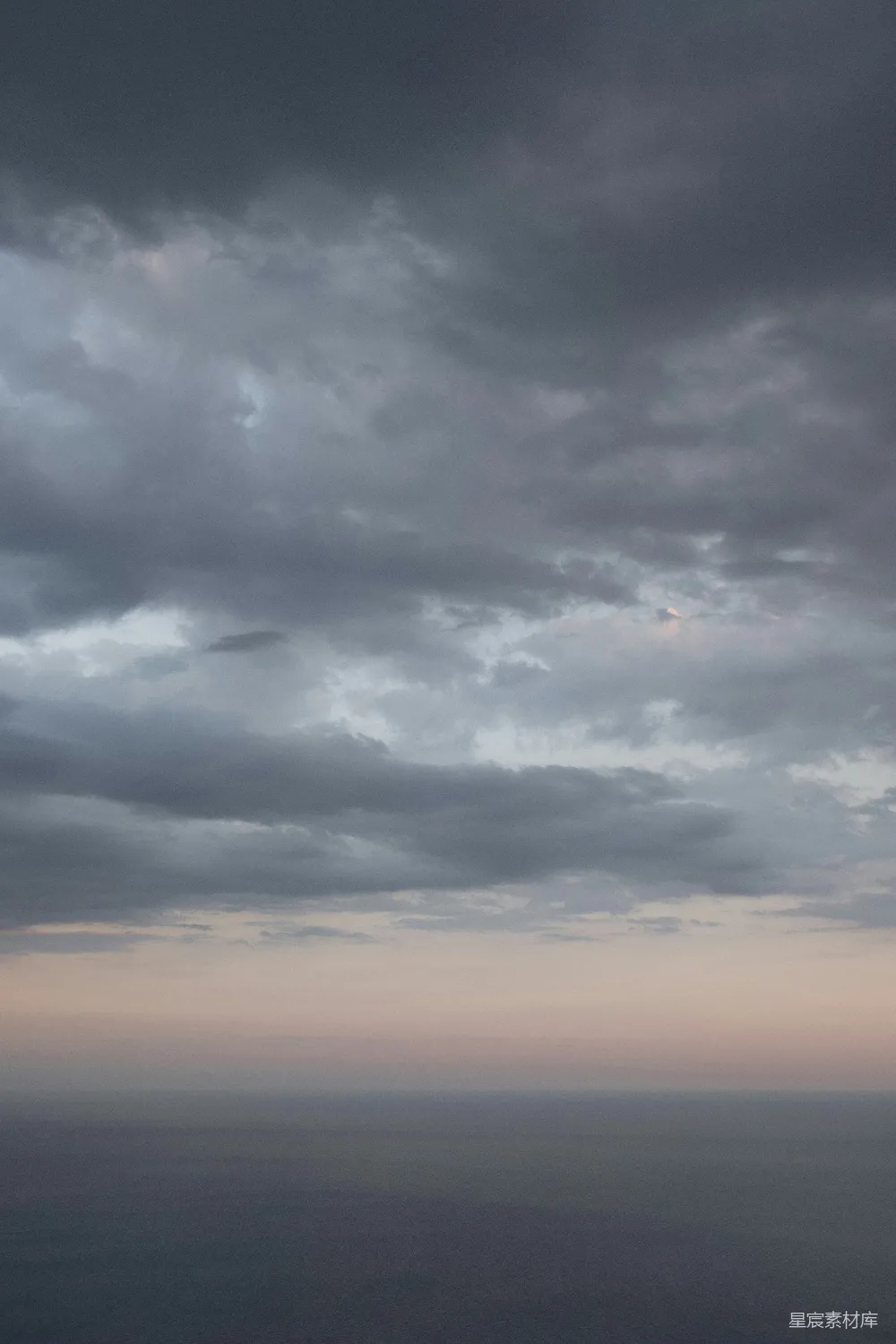 高清摄影 黄昏 海景 天空 宁静 自然 黄昏时分的海天一色