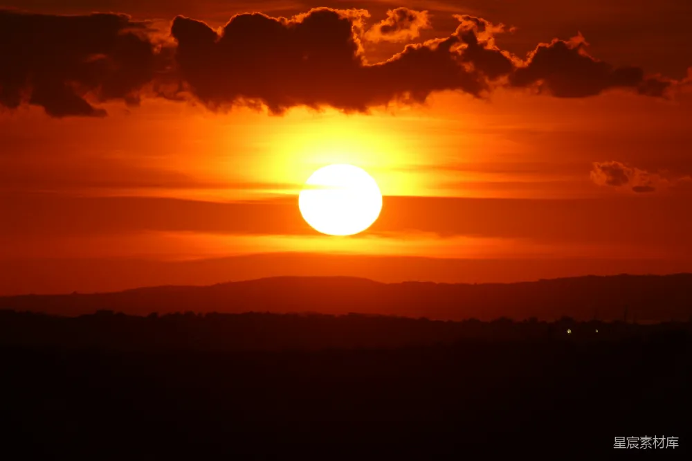 高清摄影 夕阳 自然风光 宁静 日落 夕阳西下