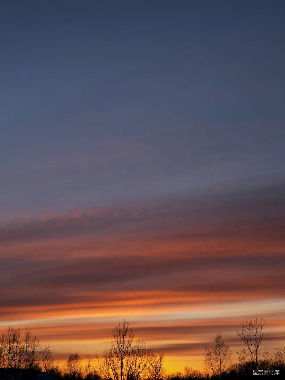 高清摄影 日落 天空 自然 宁静 风景 日落时分的天空