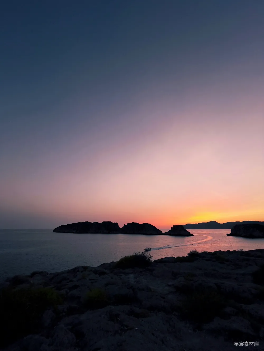 高清摄影 日落 海景 自然风光 宁静 旅行 日落海景