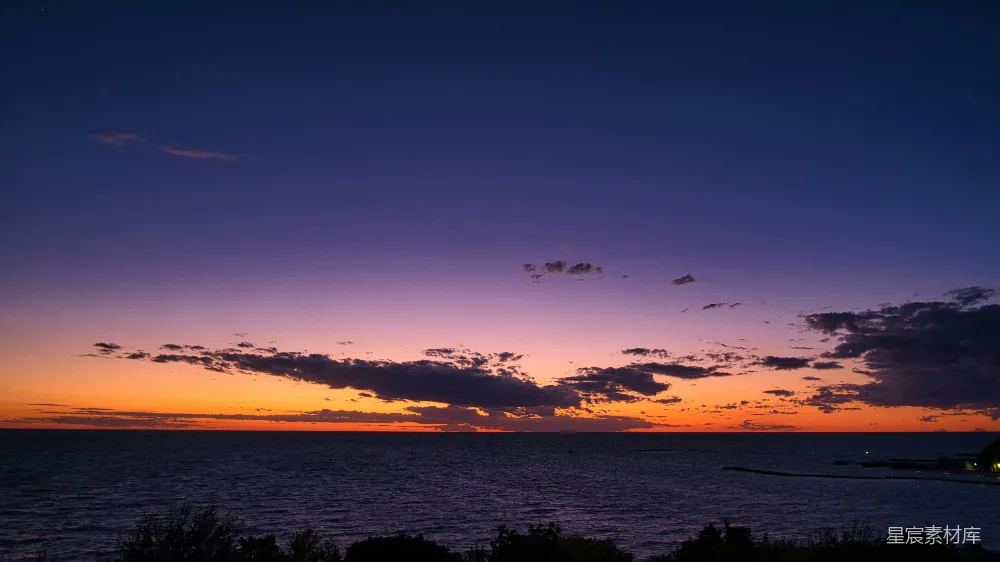 高清摄影 日落 海景 宁静 自然 风景 日落海景