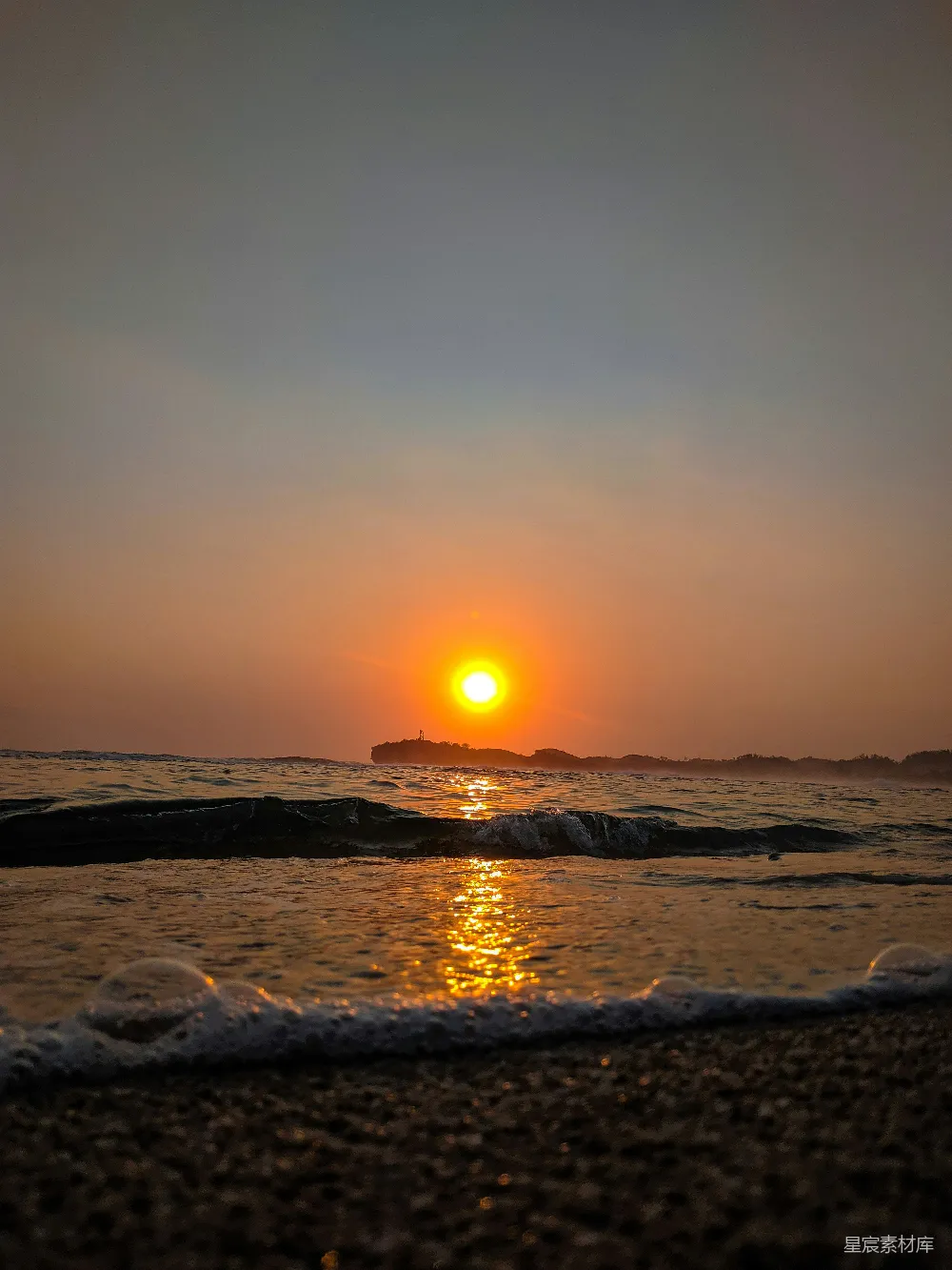高清摄影 海滩 日落 自然风光 宁静 旅行 海滩日落