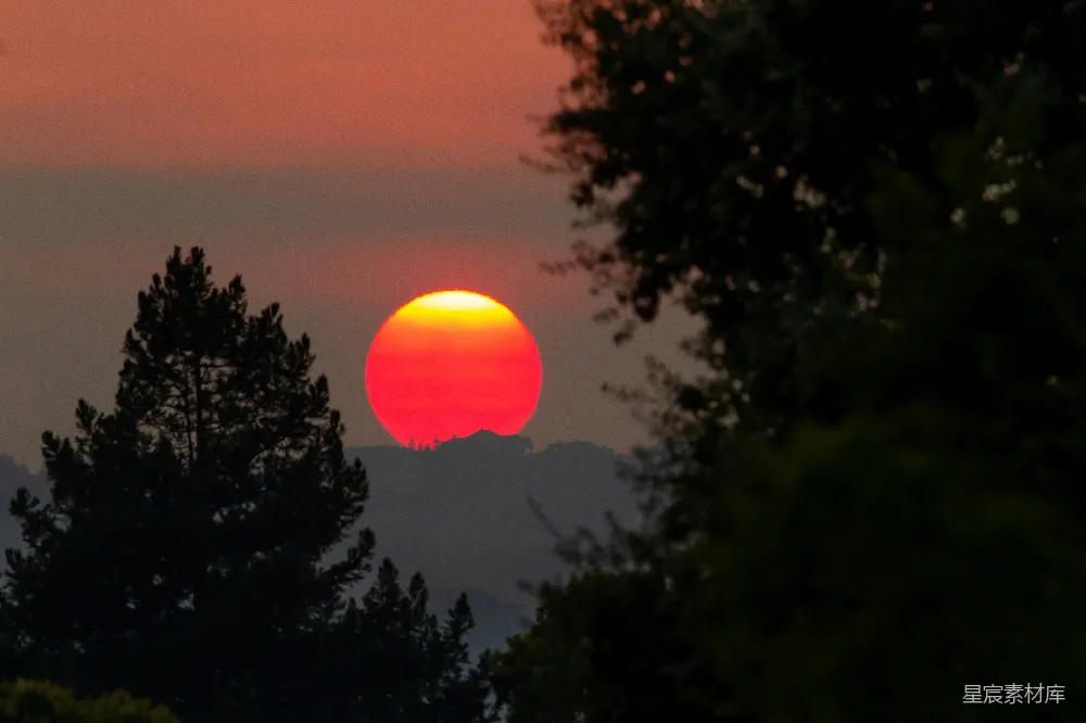 高清摄影 夕阳 自然风光 宁静 日落 风景 夕阳西下