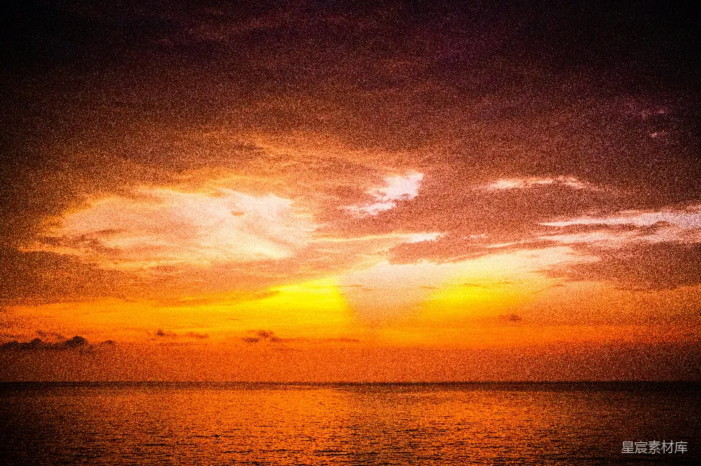 高清摄影 日落 海洋 自然风光 宁静 景观 海上的日落