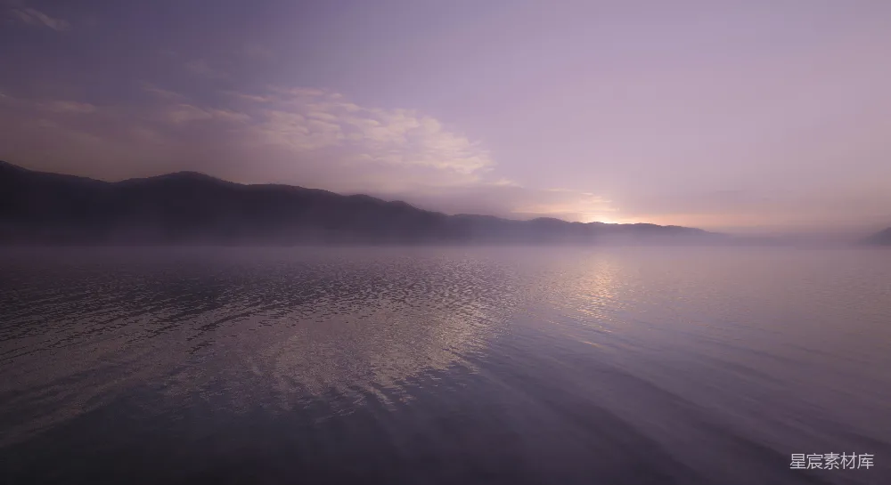 高清摄影 晨雾 湖面 宁静 自然风光 清晨 晨雾中的宁静湖面
