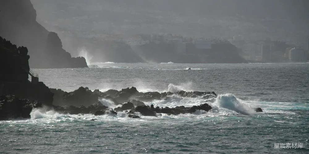 高清摄影 海岸线 海浪 自然风光 景观 旅行 海岸与海浪的壮丽景色