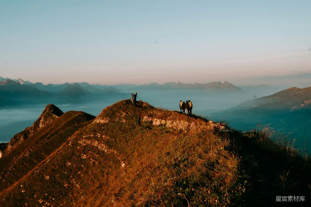 高清摄影 旅行 自然 户外 风景 登山 巅峰之巅，壮丽山景
