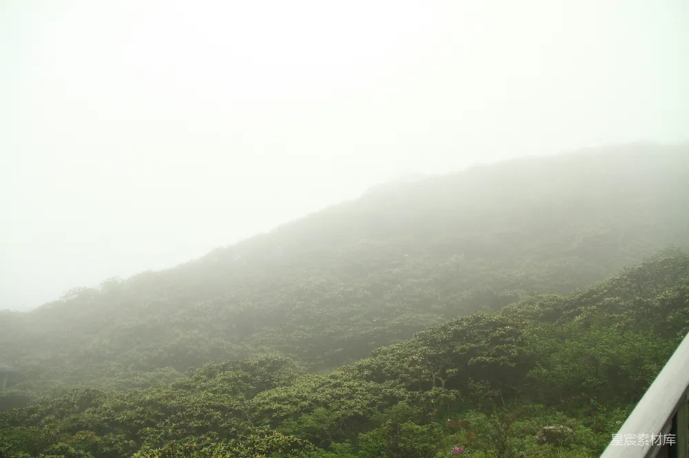 高清摄影 自然风光 山林 雾气 宁静 户外 雾中青山