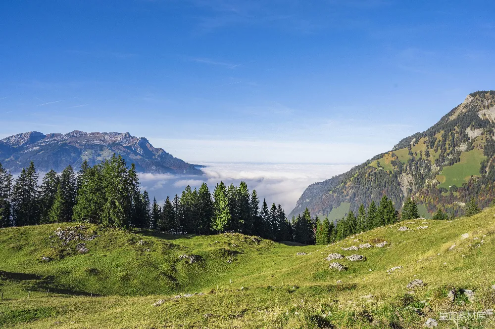 高清摄影 山景 云海 自然风光 户外旅行 清新 云海山景