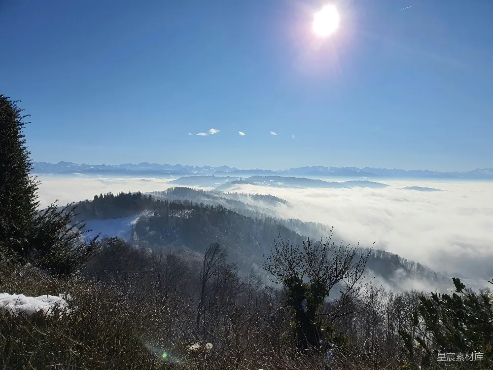 高清摄影 自然风光 日出 云海 山景 户外 山间云海日出