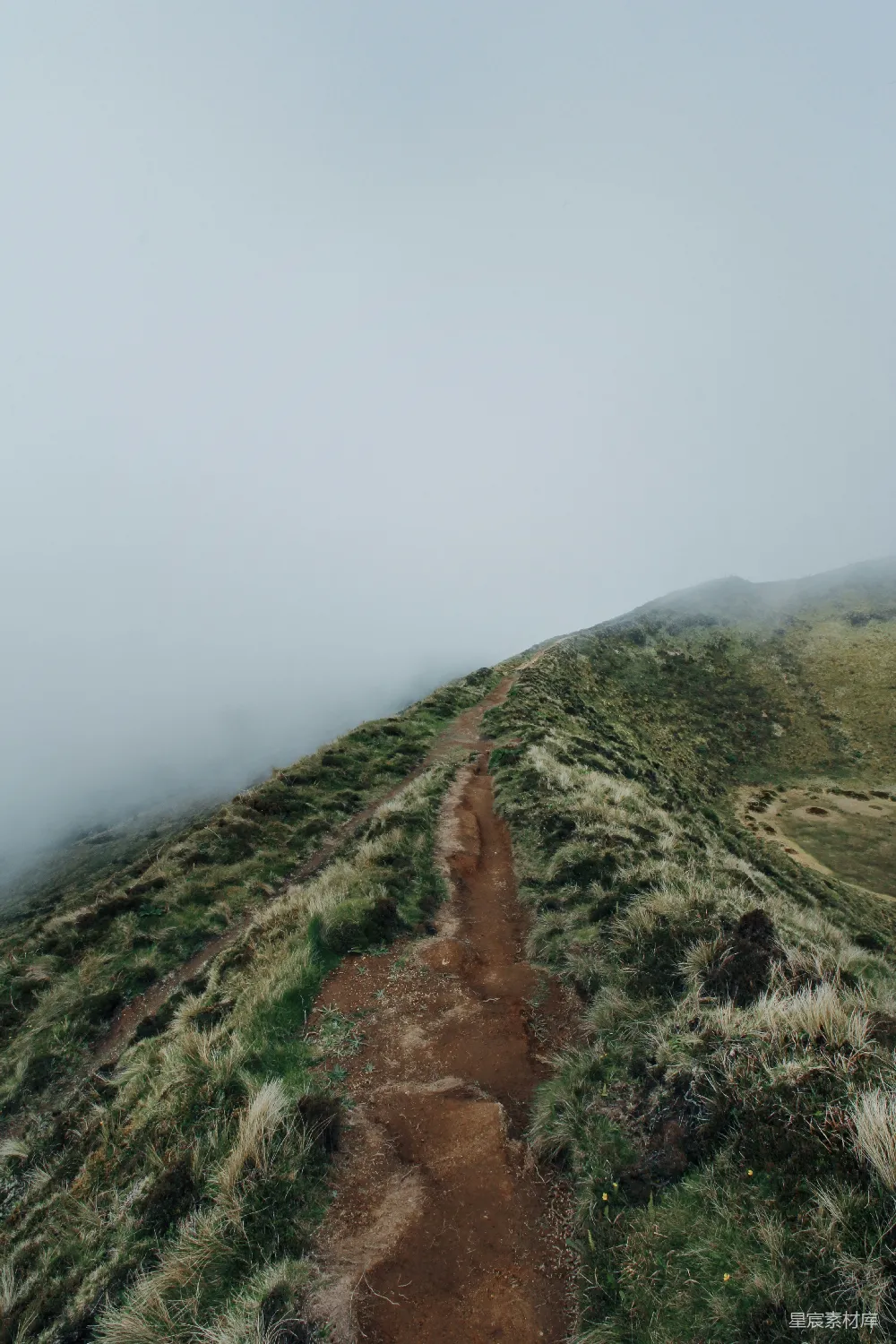 高清摄影 山间小径 自然风光 徒步旅行 户外探险 清晨 雾中的山间小径