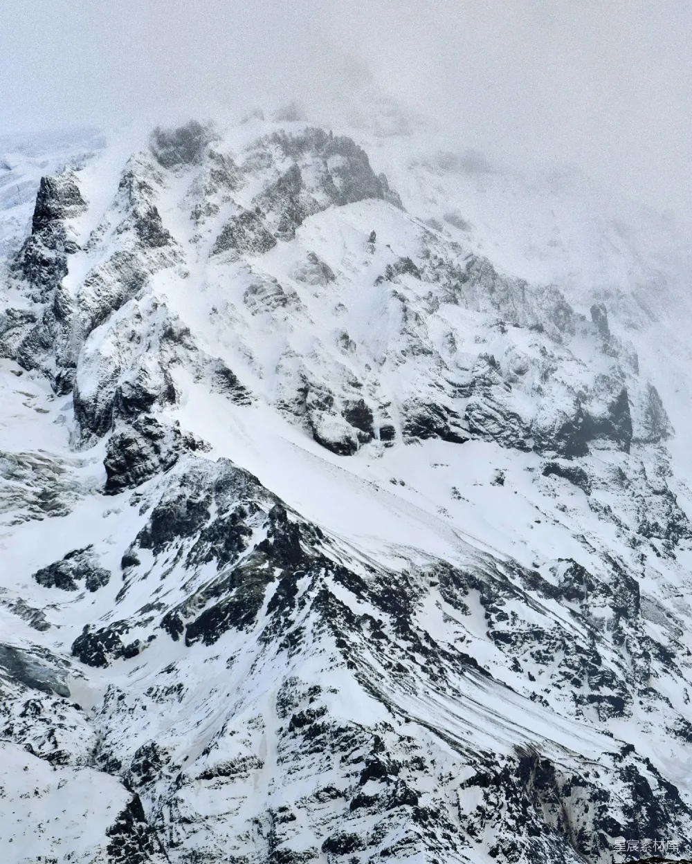 高清摄影 雪山 自然风光 冬季 户外探险 风景摄影 雪山的壮丽景色