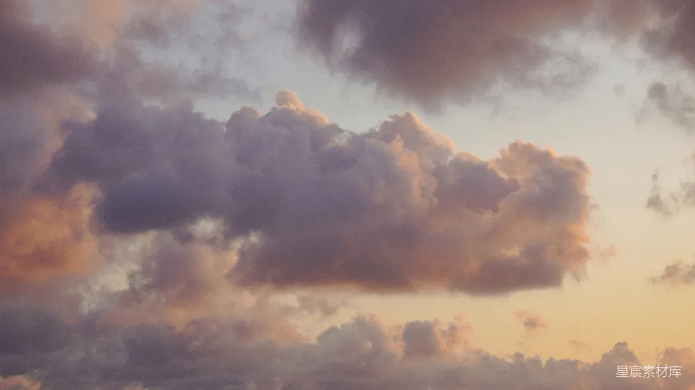 高清摄影 天空 云彩 日落 自然 宁静 夕阳下的云彩