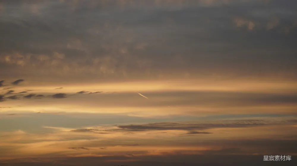 高清摄影 日落 天空 自然风光 宁静 美景 日落时分的天空