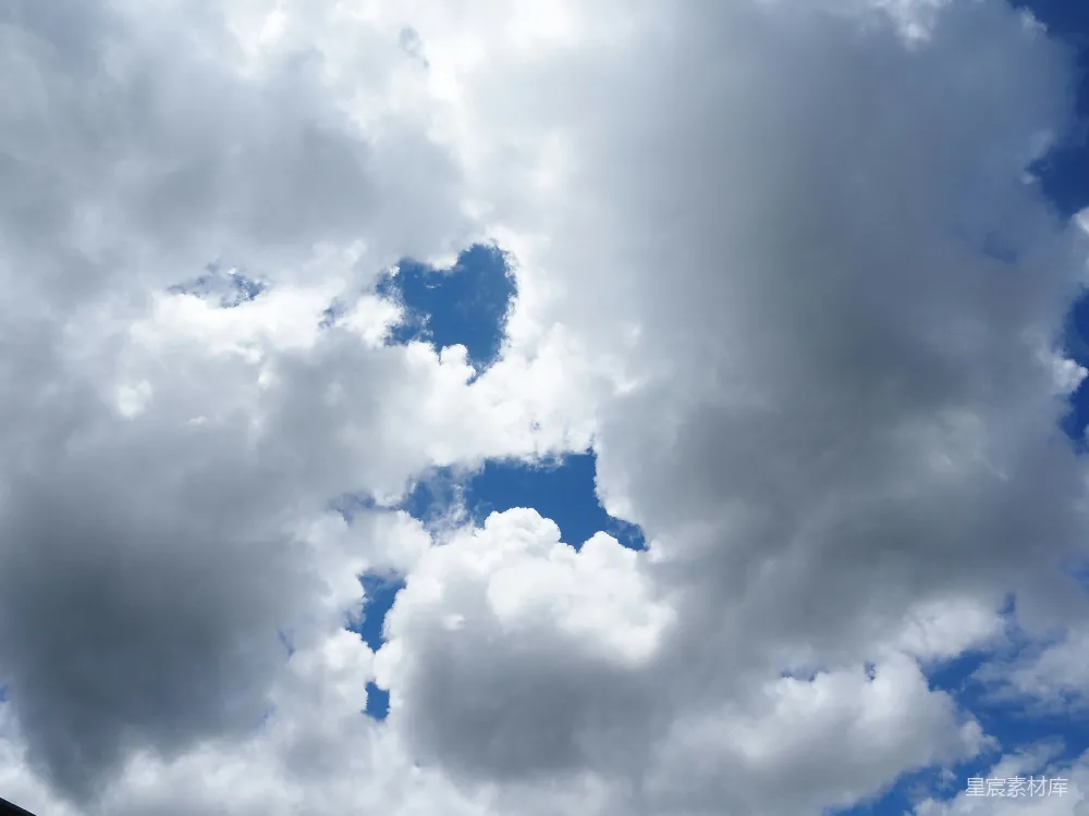 高清摄影 云彩 自然 天空 形状 宁静 天空中的云彩形状
