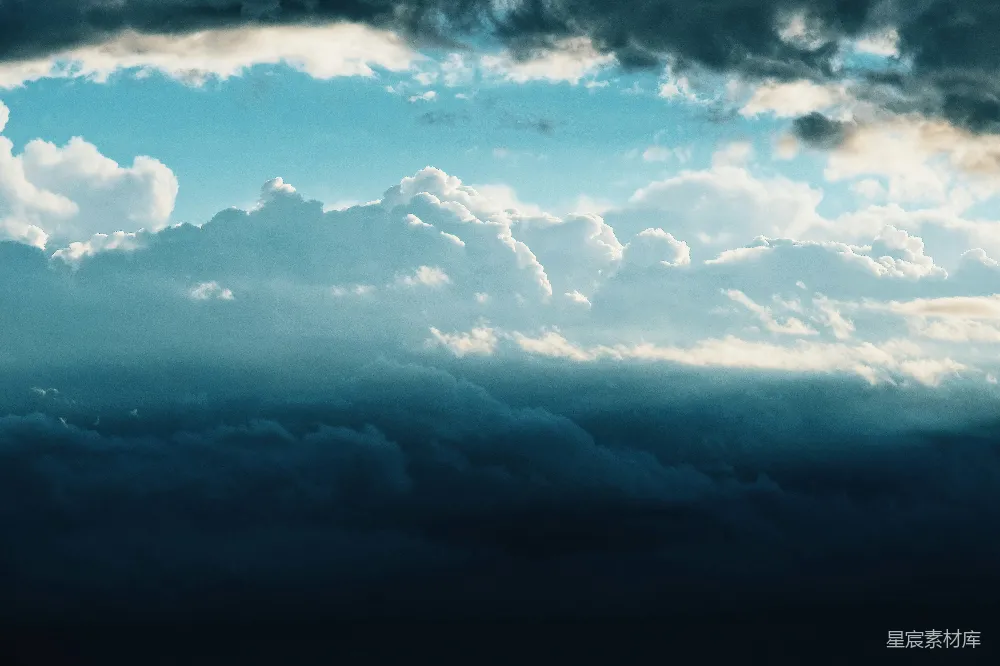 高清摄影 天空 云层 自然风光 宁静 风景 云层下的天空