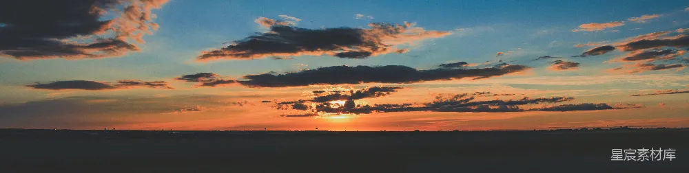 高清摄影 日落 自然风光 宁静 户外 风景 夕阳西下，云海壮丽