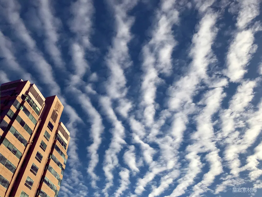高清摄影 蓝天白云 高楼建筑 自然风光 城市景观 自然之美 高楼与蓝天白云
