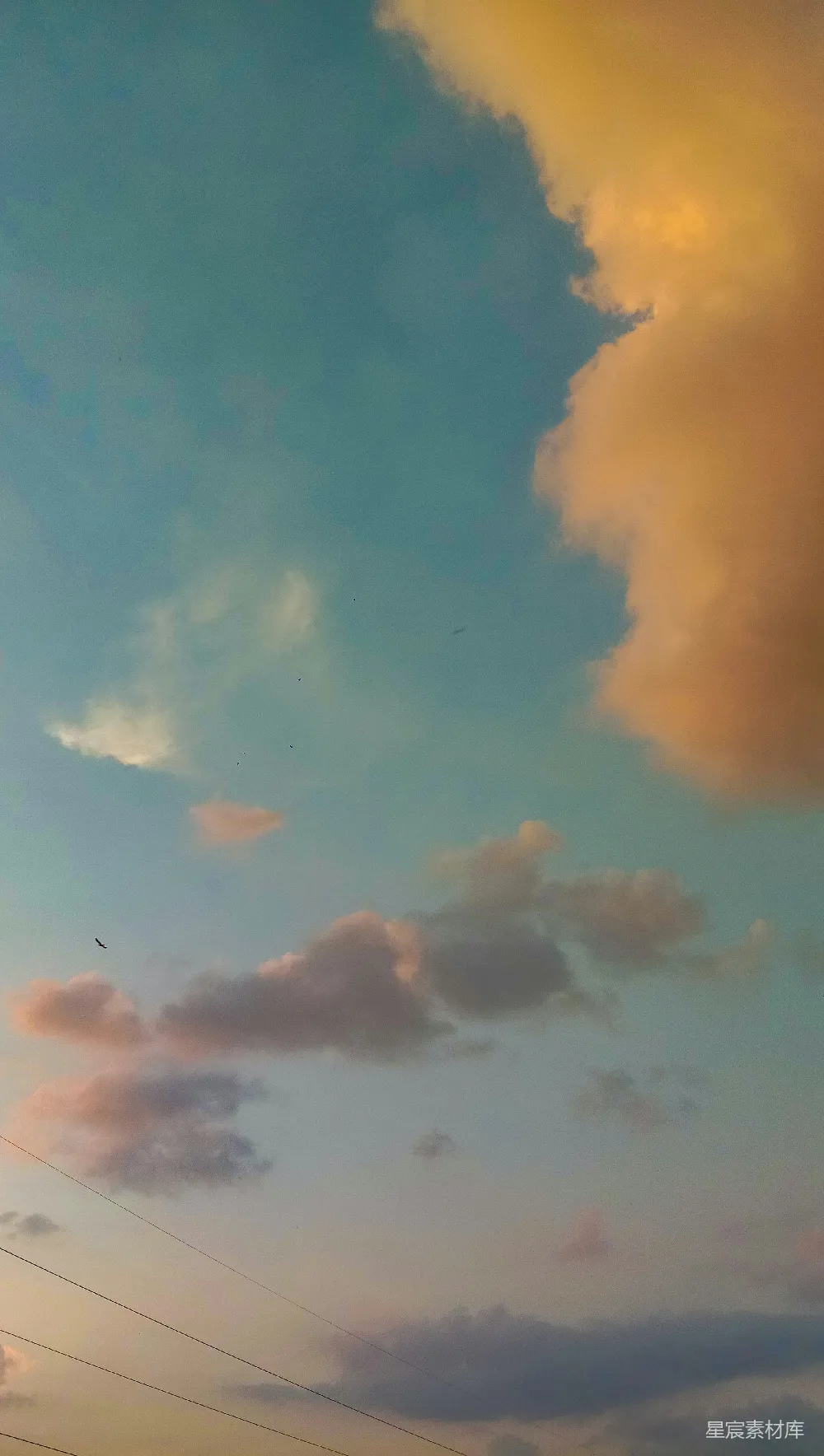 高清摄影 天空 日落 云彩 自然 宁静 日落时分的天空